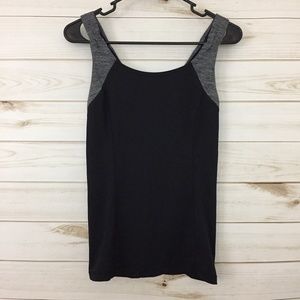 Lululemon Black Grey Running Tank, Size 4